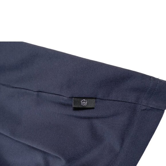 TED BAKER LONDON Galton Tipped Cotton Blend Polo Navy - size 6 (2XL) #519 - Picture 6 of 9